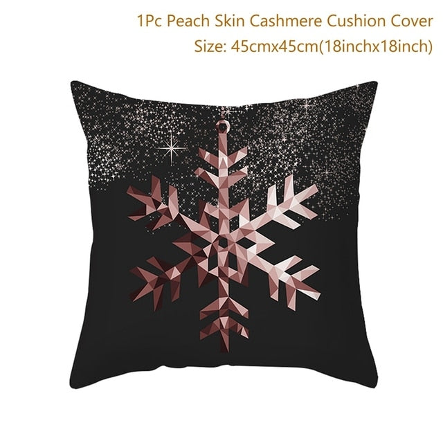 Merry Christmas Cushion Cover Ornaments Christmas Decoration