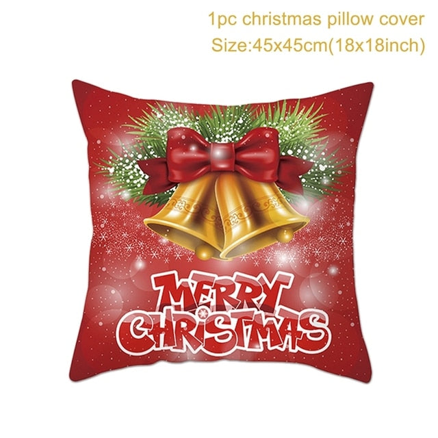 Merry Christmas Cushion Cover Ornaments Christmas Decoration