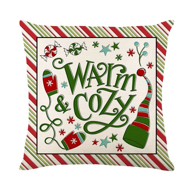 Merry Christmas Decorative Pillow