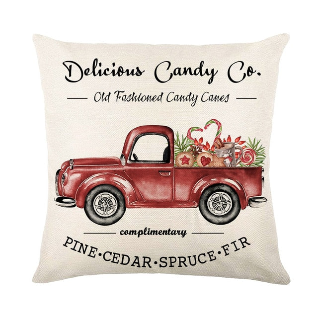 Merry Christmas Decorative Pillow