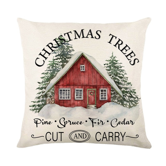 Merry Christmas Decorative Pillow
