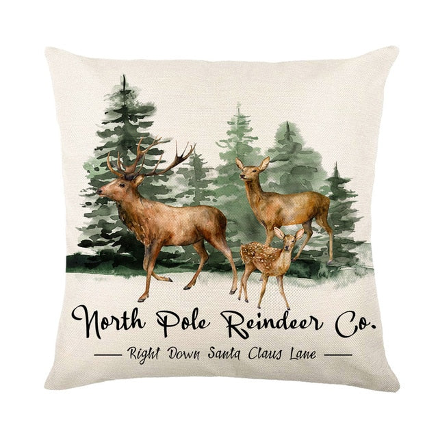 Merry Christmas Decorative Pillow