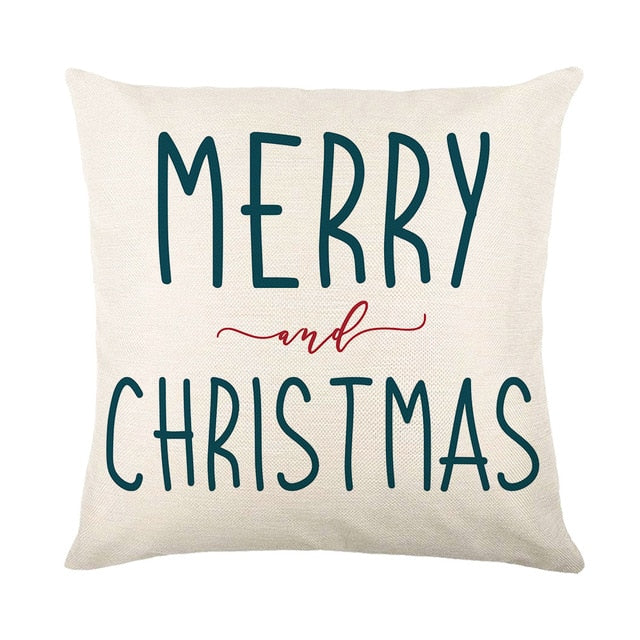 Merry Christmas Decorative Pillow