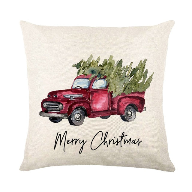 Merry Christmas Decorative Pillow