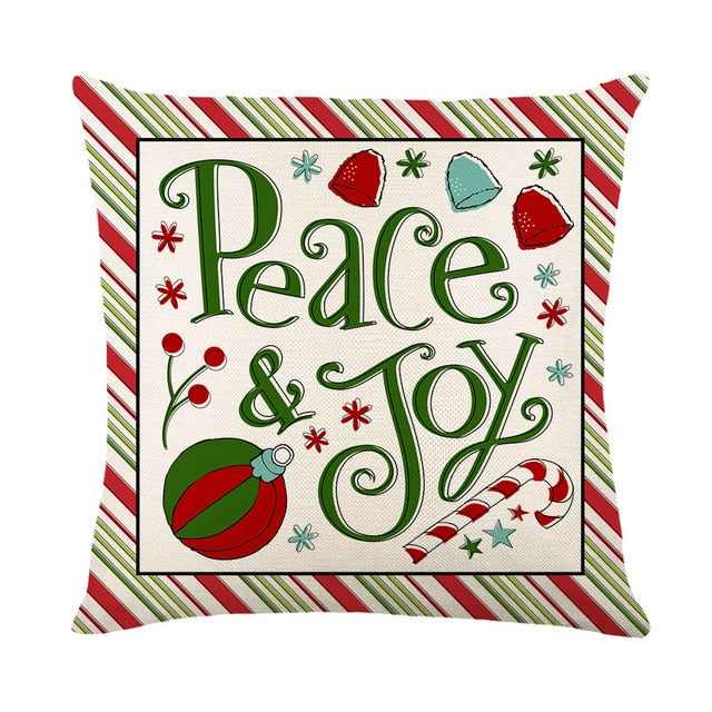 Merry Christmas Decorative Pillow