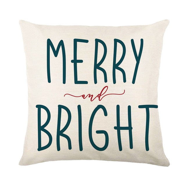 Merry Christmas Decorative Pillow