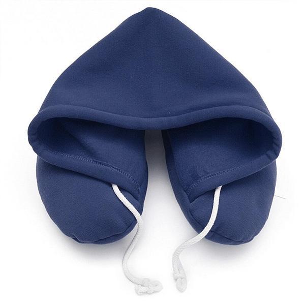 Microbeads Hoodie Travel Neck Pillow