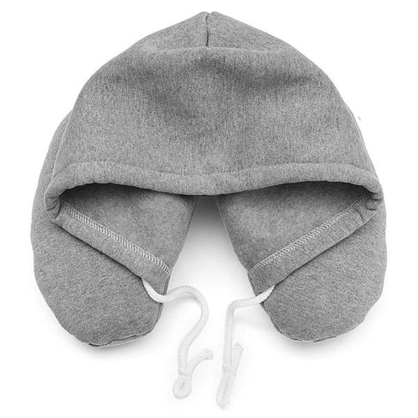 Microbeads Hoodie Travel Neck Pillow