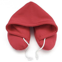 Thumbnail for Microbeads Hoodie Travel Neck Pillow