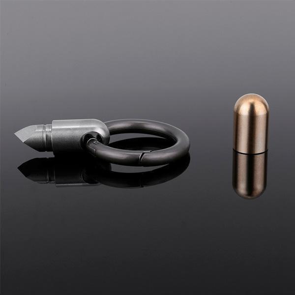 Mini Capsule Cutter Key Ring Pendant