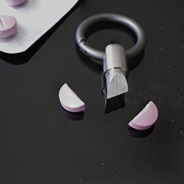 Mini Capsule Cutter Key Ring Pendant