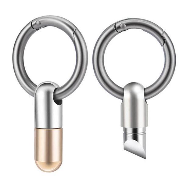 Mini Capsule Cutter Key Ring Pendant