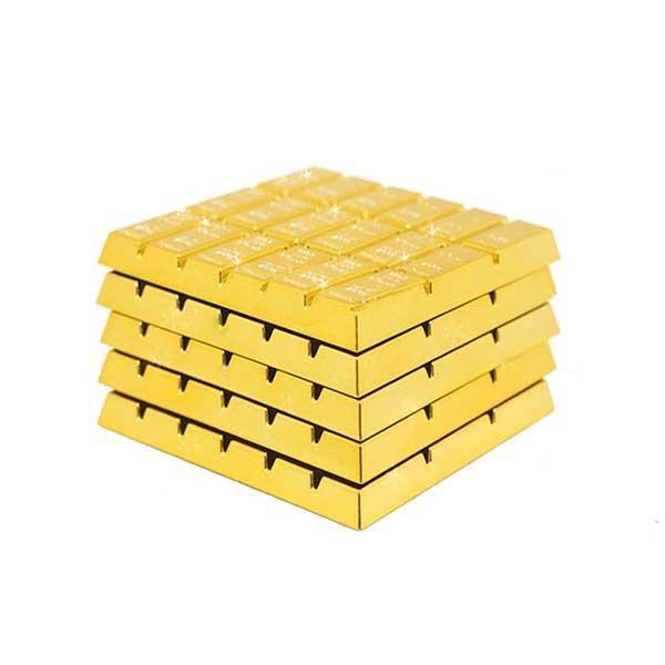 Mini Gold Bar Bullion Coaster PeekWise