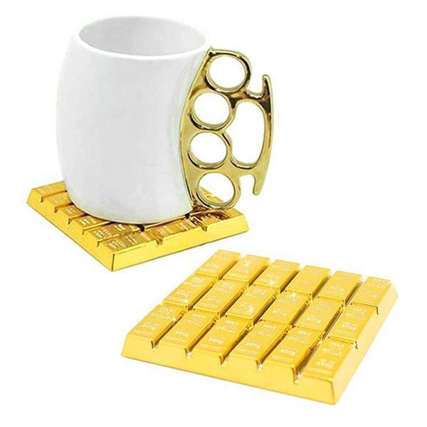 Mini Gold Bar Bullion Coaster