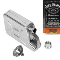 Thumbnail for Mini Jerrycan Gasoline Liquor Hip Flask With Funnel