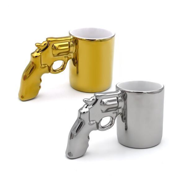 Mini Pistol Gun Shot Mugs (Set of 2)