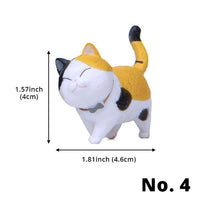 Thumbnail for Mini Strolling Cat Figurines