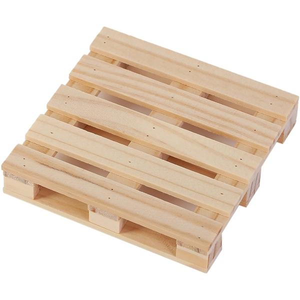 Mini Wooden Forklift Pallet Coasters (Set of 4)