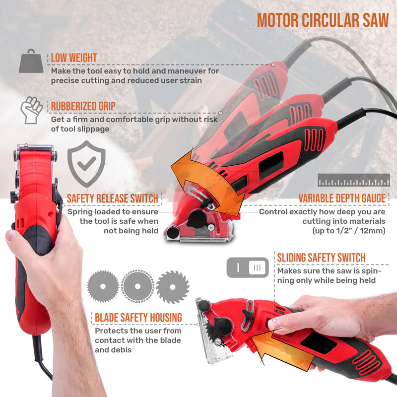 Multi-Function Mini Circular Saw