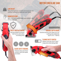 Thumbnail for Multi-Function Mini Circular Saw