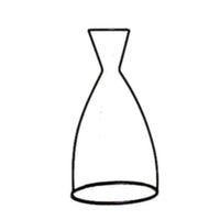 Thumbnail for Minimalist Abstract Lines Iron Frame Vase