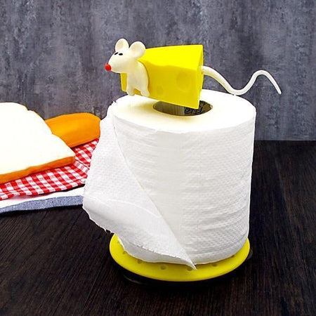 Mouse and Cheese Toilet Roll Holder