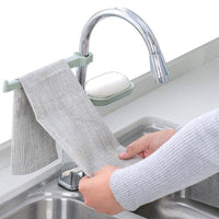 Thumbnail for Sink Clip Towel Rack Soap Dish Attachment PeekWise