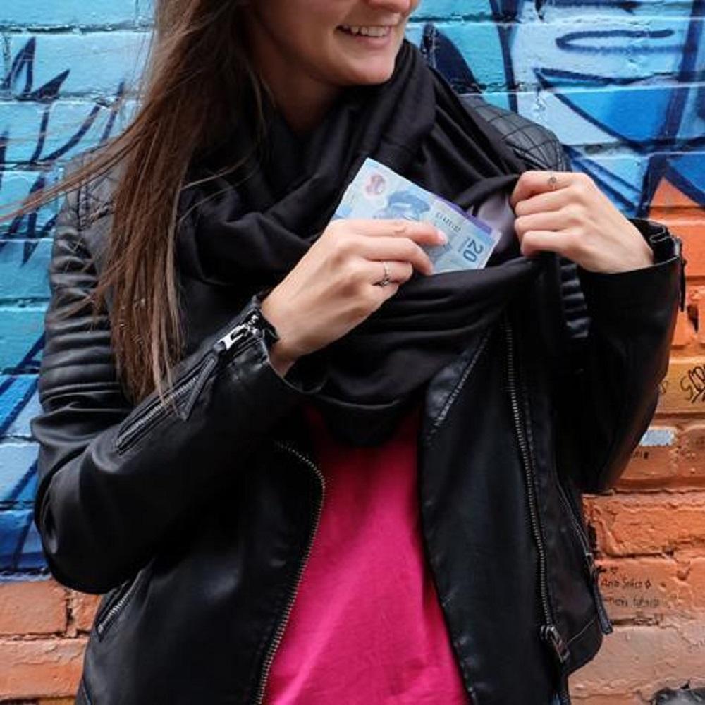 Infinity Scarf with Hidden Pocket