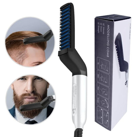 Beard Straightening Heat Brush - PeekWise