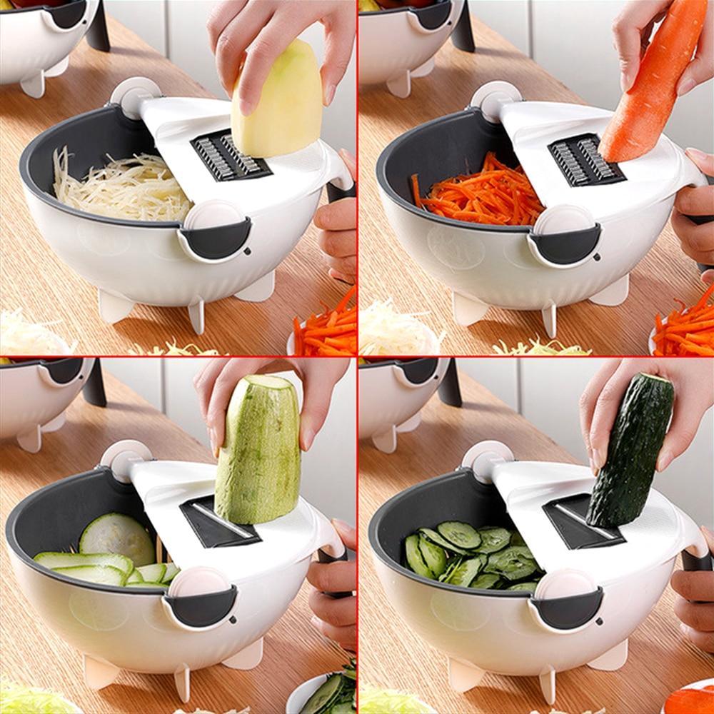 Cut N' Drain Veggie Slicing Bowl PeekWise