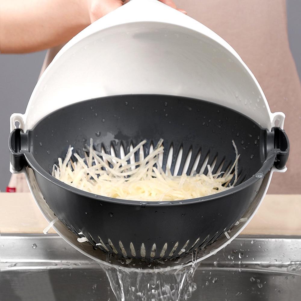 Cut N' Drain Veggie Slicing Bowl PeekWise