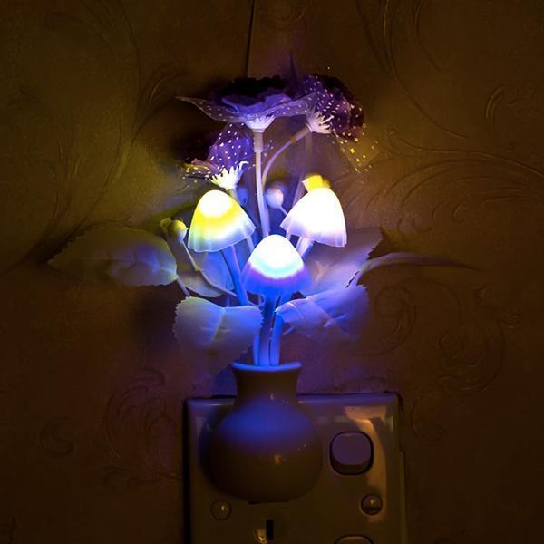 Mushroom Flower Color Changing Sensor Night Light