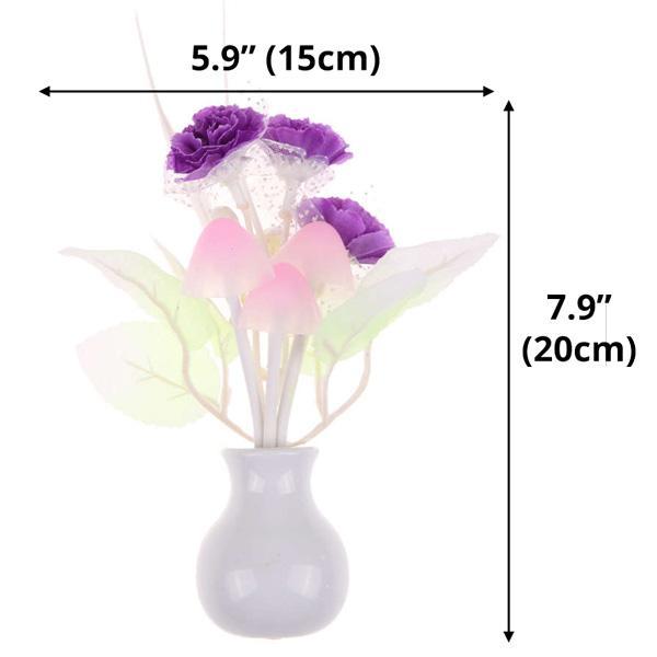 Mushroom Flower Color Changing Sensor Night Light