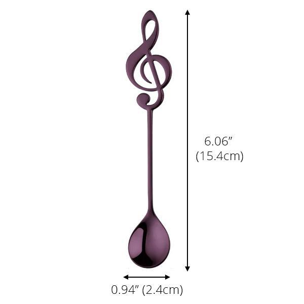 Musical Note Clef Spoon