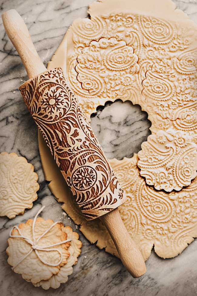 Embossed Holiday Rolling Pins