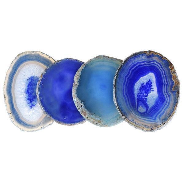 Natural Crystal Coasters (Various Gemstones)