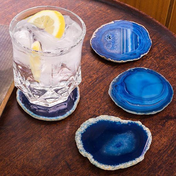 Natural Crystal Coasters (Various Gemstones)