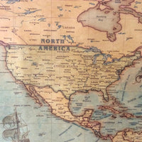 Thumbnail for Ocean Sea Vintage World Map - PeekWise