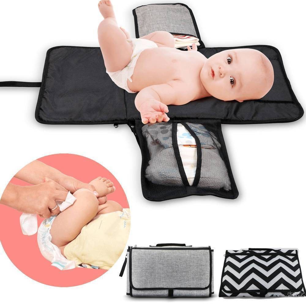 Multi-Purpose Portable Diaper Changing Mat/Bag - PeekWise