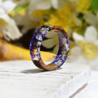 Thumbnail for Handcrafted Gaia Resin Wood Ring PeekWise
