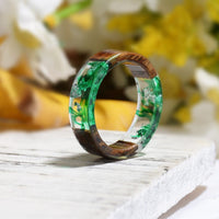 Thumbnail for Handcrafted Gaia Resin Wood Ring PeekWise