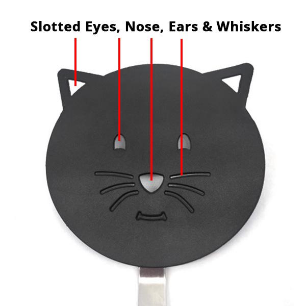 Non-Stick Cat Face Frying Spatula Kitchen Turner