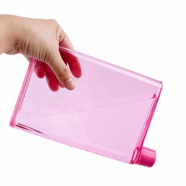 Notepad Shaped Flat Water Bottle