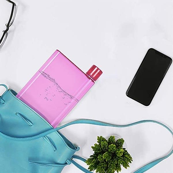 Notepad Shaped Flat Water Bottle