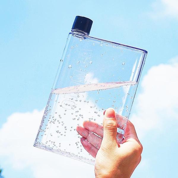 Notepad Shaped Flat Water Bottle