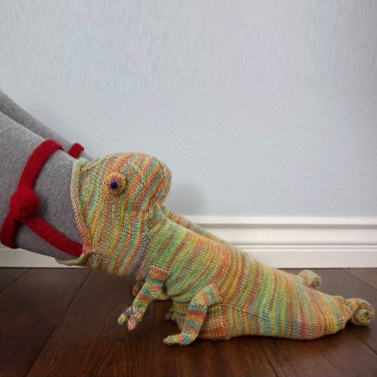 Knitted Crocodile Socks