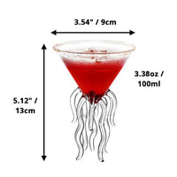 Thumbnail for Octopus Jellyfish Tentacles Shaped Cocktail Glass