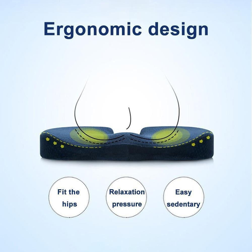 Orthopedic Seat Cushion Memory Foam - PeekWise