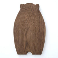 Thumbnail for Papa Baby Mama Bear Wooden Serving Plate Cutting Board