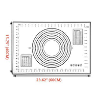 Thumbnail for Pastry Measurements Silicone Non-Stick Baking Mat